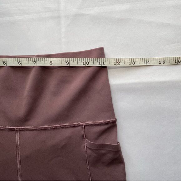 Athleta Mauve Salutation Stash High Rise Flare Size Extra Small - Picture 11 of 14